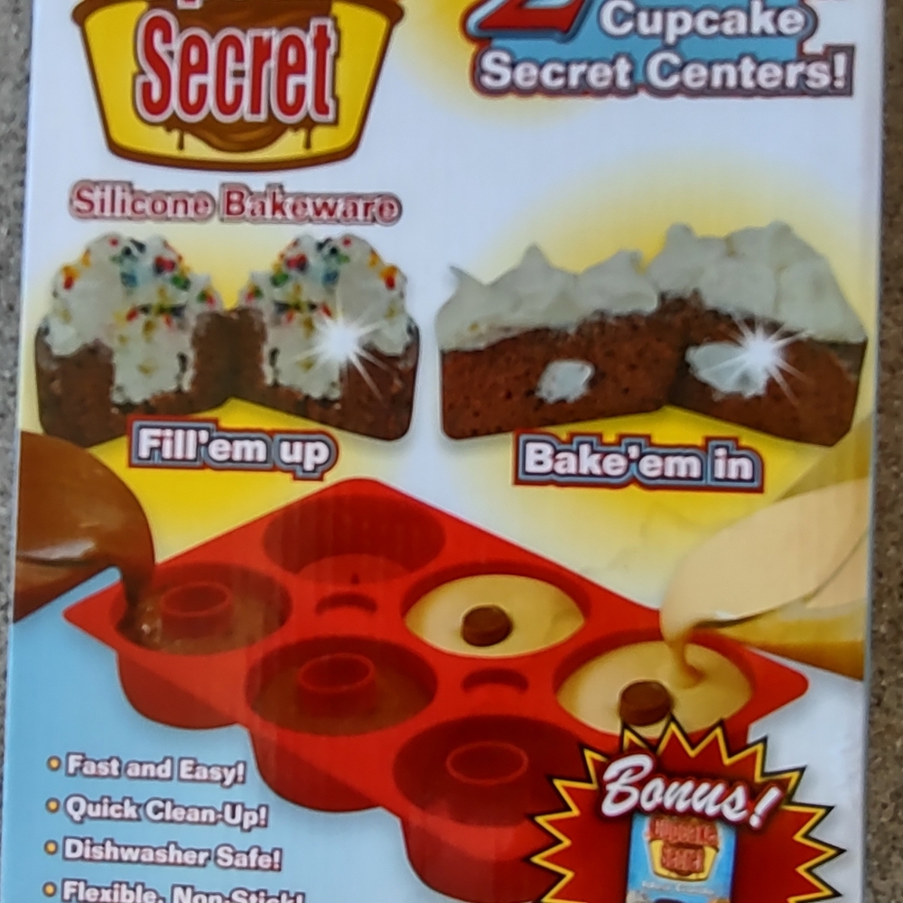 CupCake Secret Silicone Bakeware Pan by Cupcake Secret As Seen on TV New